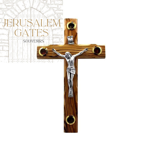 Catholic Crucifix Olive Wood Cross